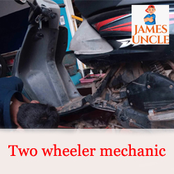 Two Wheeler mechanic Mr. Purnendu Ganguly in Chinsurah